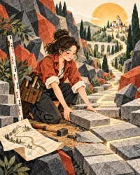 Illustration for The Steady Pathfinder