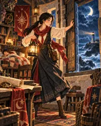 Illustration for The Gentle Night Watcher