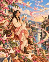 Illustration for The Romantic Messenger