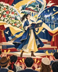 Illustration for The Stage Storyteller